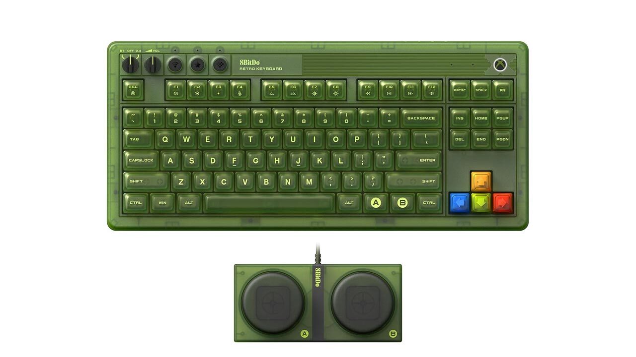 8bitdo retro 87 TKL Mechanische Tastatur