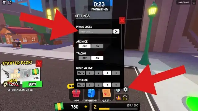 Wie man Codes in Be NPC oder Sterben einlöst