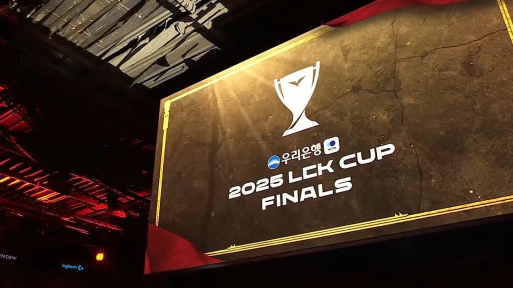 Das LCK Cup Finale Jumbotron