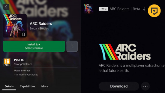 ARC Raiders Beta: Ein Bild der Arc Raiders Beta, die im PlayStation Store und im Xbox Store erscheint.