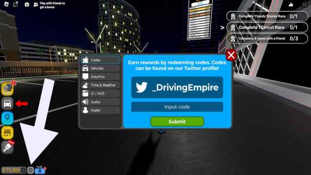 Wie man Codes für das Fahren des Imperiums einlöst.
