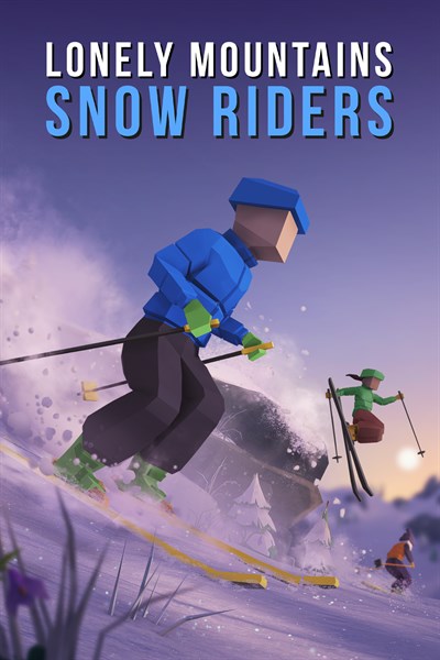 Einsame Berge: Schneefahrer