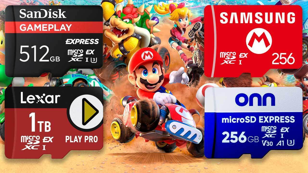 Nintendo Switch 2 liest nur MicroSD Express -Karten