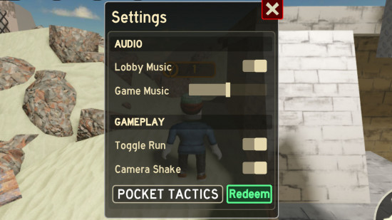 Bildschirm zum Einlösen von Deadly Delivery-Codes, mit der Oberfläche im Hintergrund
