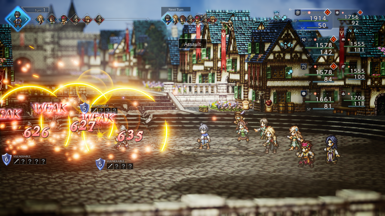 Das zweireihige Kampfsystem in Octopath Traveler 0 verändert das Spiel.